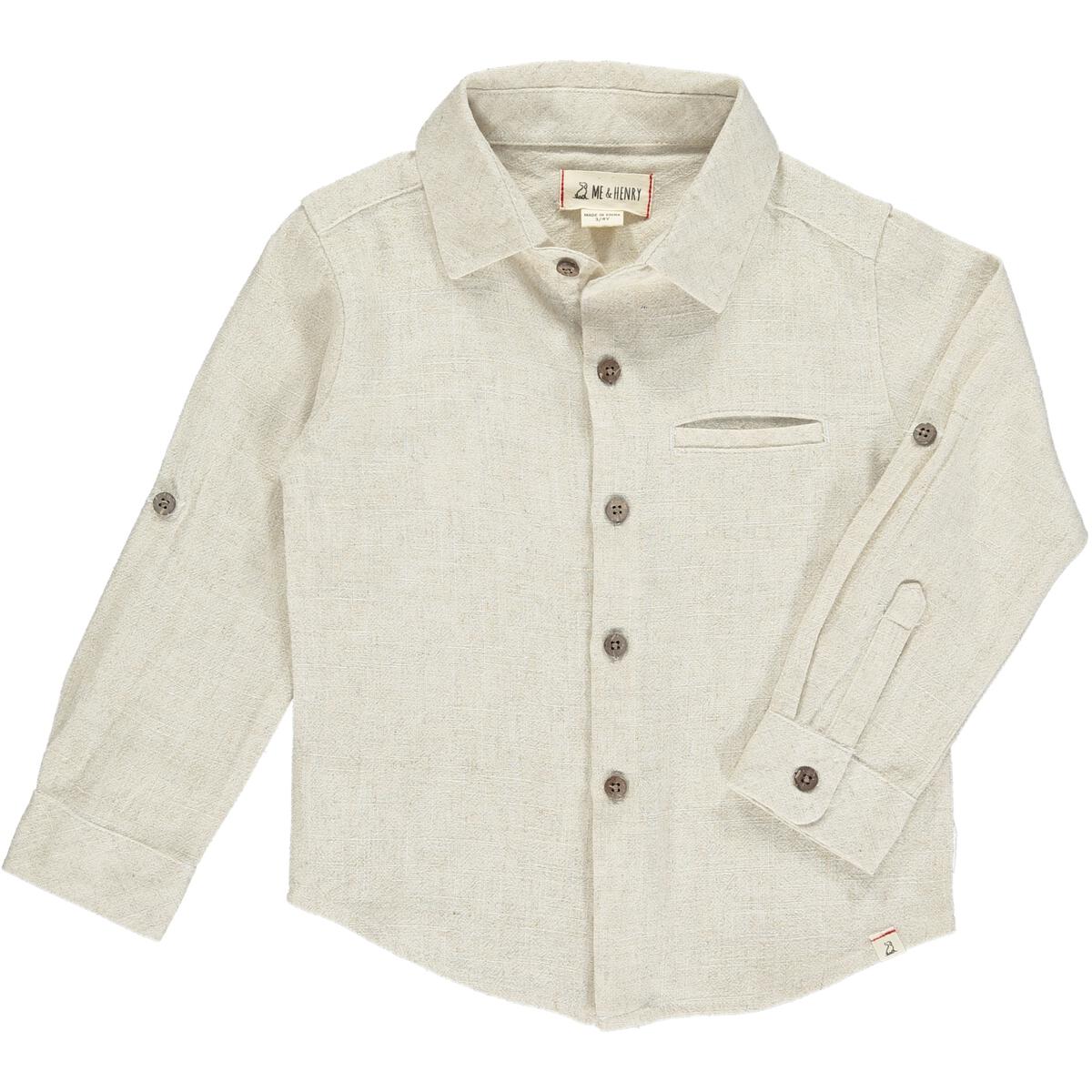 Boy  L/S Woven Collared Shirt
