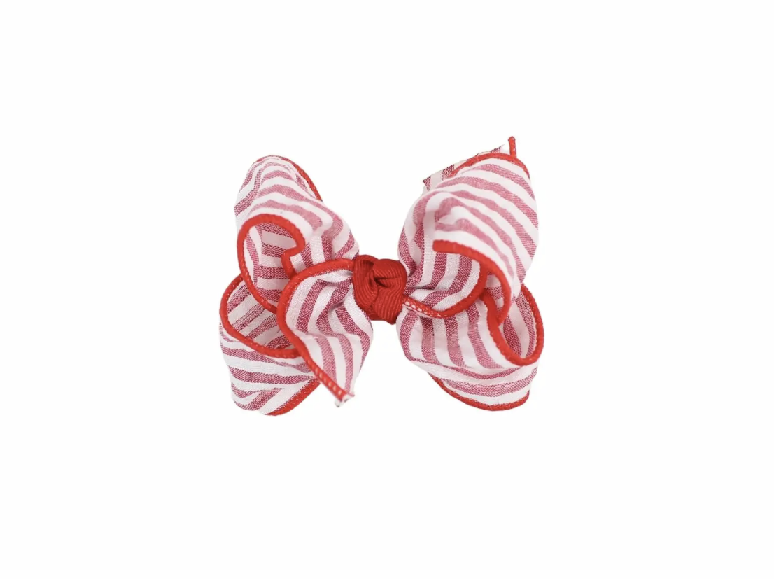 4" Seersucker Bow