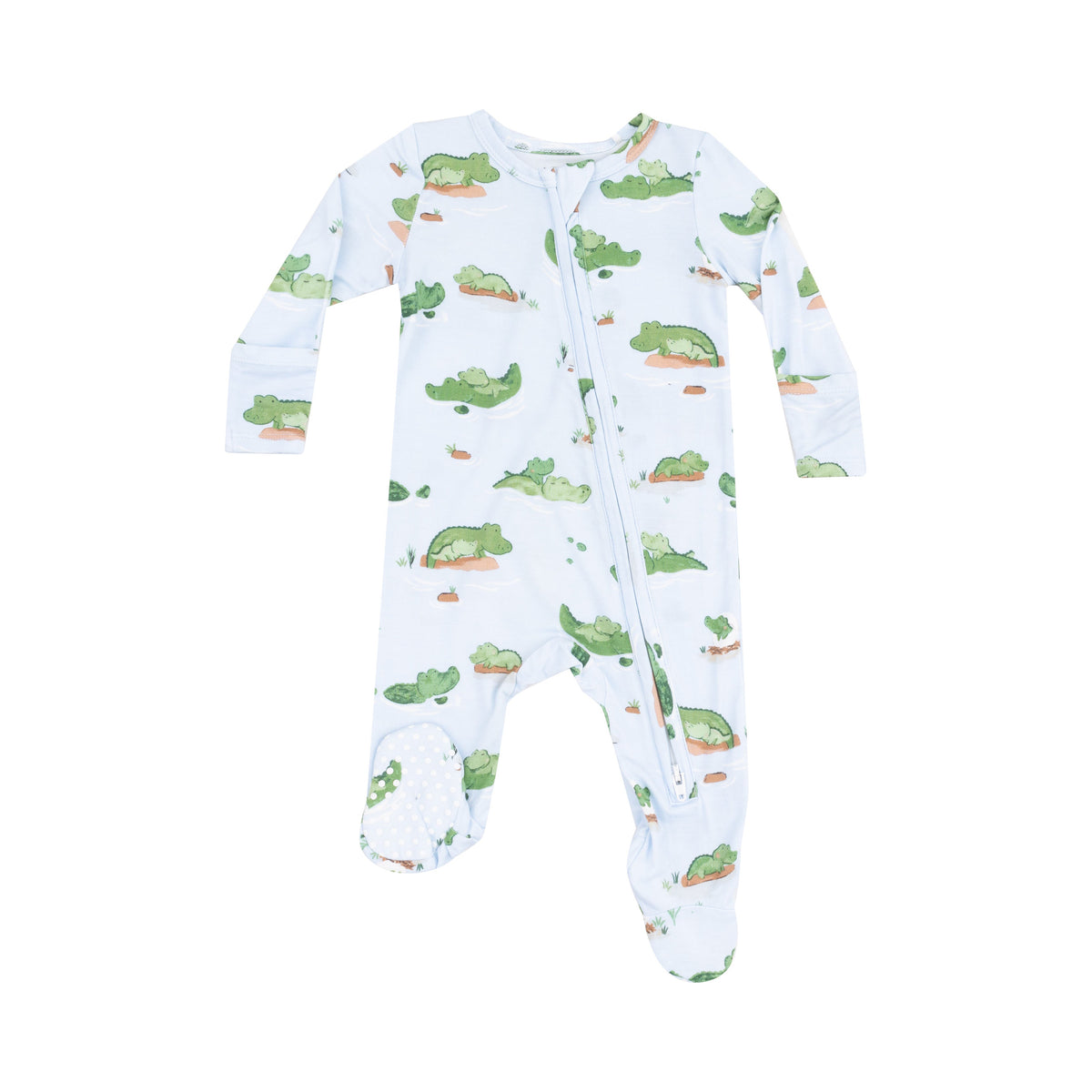 Baby Bamboo 2-Way Zipper Footie