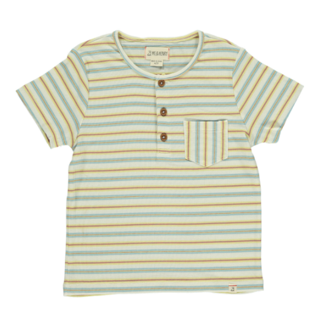 Boy's Short Sleeve Henley