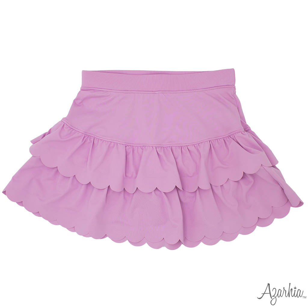 Scalloped Hem Skort
