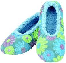 Kids Daisy Sequin Slippers