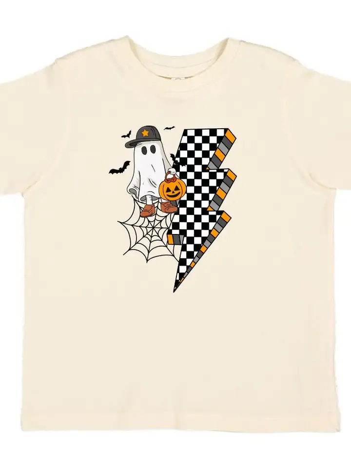 Checker Ghost Halloween S/S