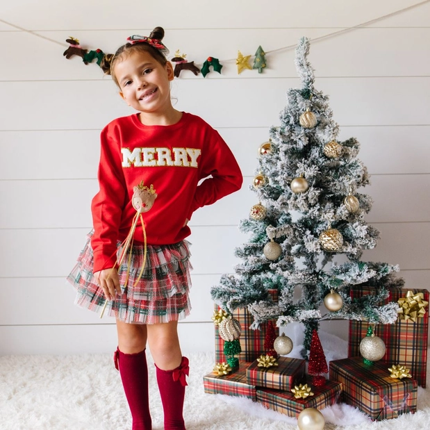 Holiday Themed Tulle Skirt