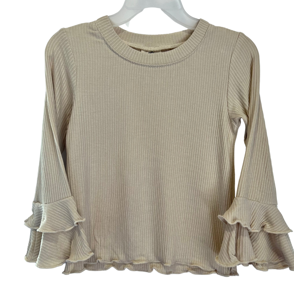 Junior Long Sleeve Bell Knit Top