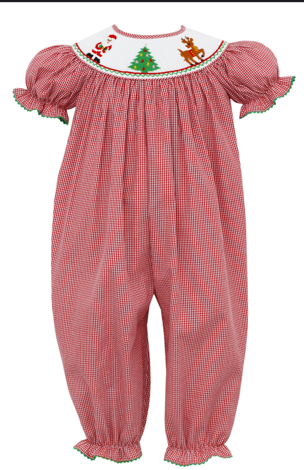 Baby & Toddler Smocked Santa Claus Romper