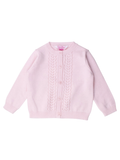 Girl's Pointelle Cardigan
