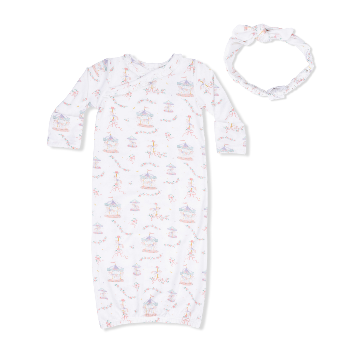 Girl Kimono Gown w/ Headband