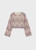 Junior Sequined L/S Fashion Top