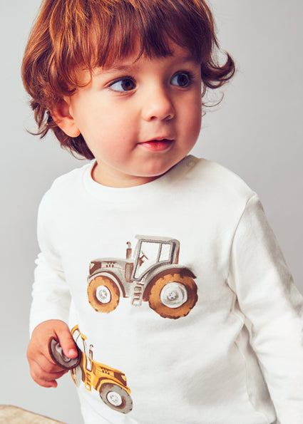 Baby/Toddler Tractor Fun L/S Tee