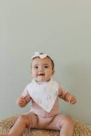 Copper Pearl Girls Bandana Bibs