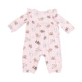 Baby & Toddler Ruffled Bamboo L/S Romper