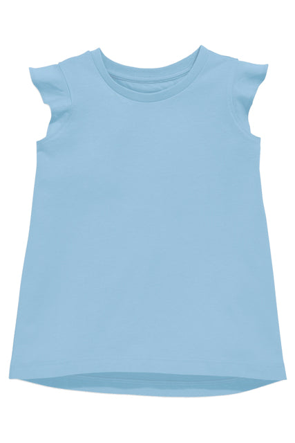 Ruffled Cap Sleeve Top