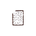 Toaster Pastry Silicone Teether