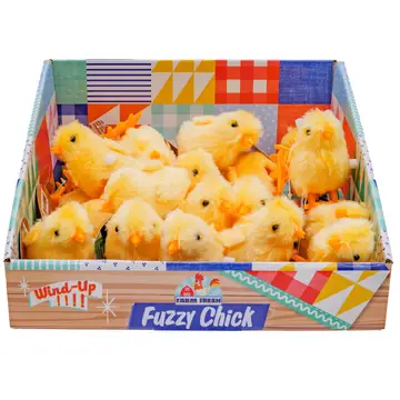 Farm Fresh Fuzzy Wind-Up Chicks
