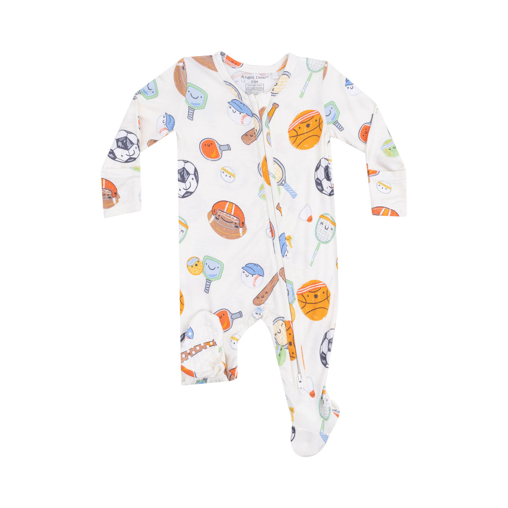 Baby Bamboo 2-Way Zipper Footie