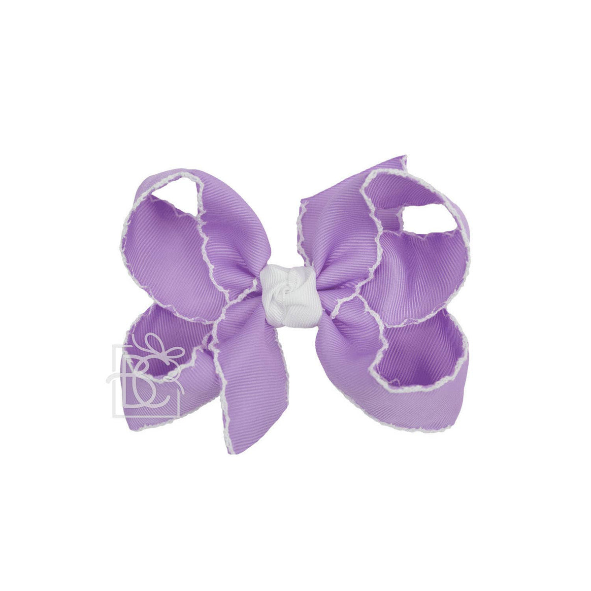 4.5 Crochet Edge Clip Bow