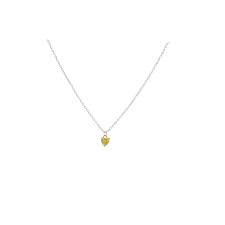 16" 18K Gold Plated Birthstone Necklace