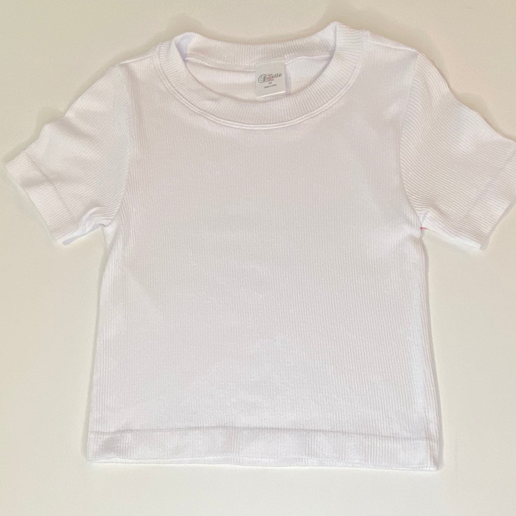 Junior S/S Ribbed Seamless Crop Top