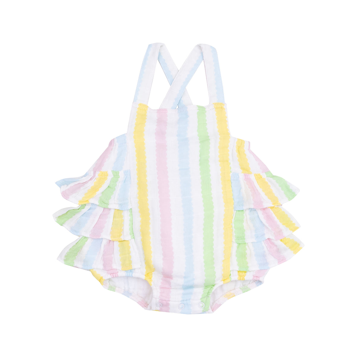 Muslin Ruffled Bubble Sunsuit