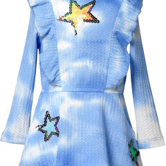 Toddler Waffle Tie-Dye Dress