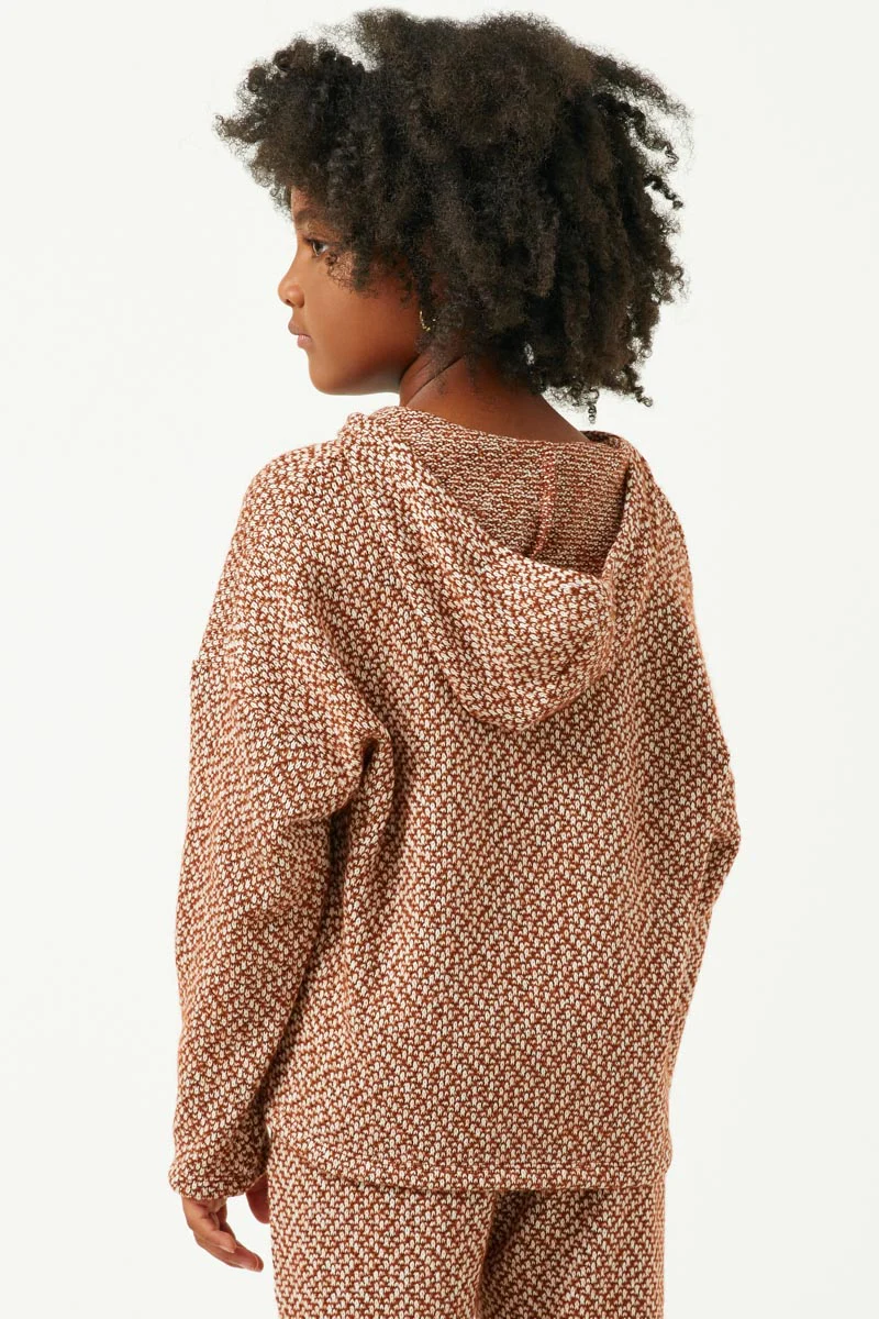 Junior Girl Hooded Top