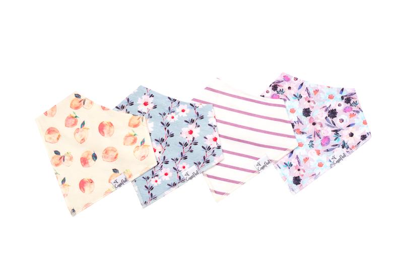 Copper Pearl Girl Bandana Bib