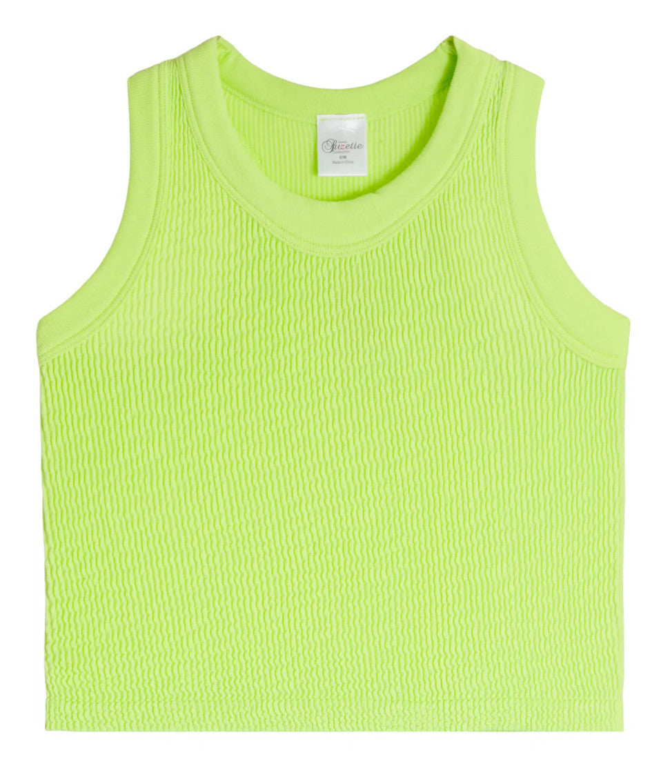 Smocked Sleeveless Tank