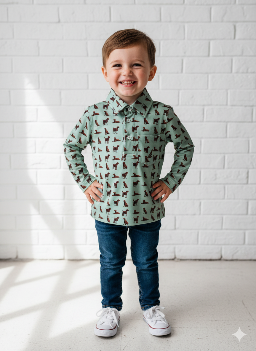 Boy's Performance Polo L/S