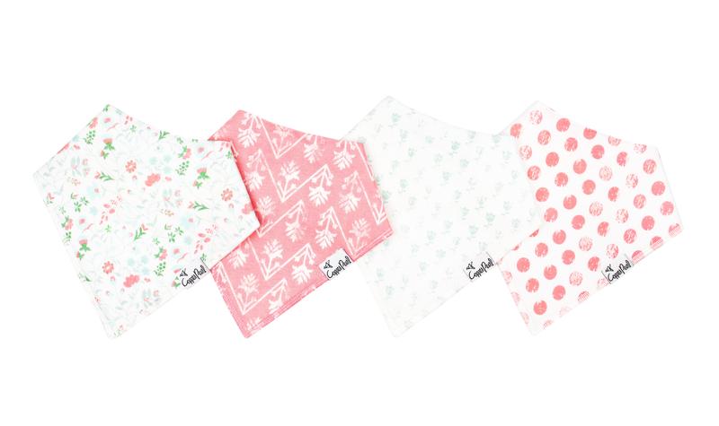 Copper Pearl Girls Bandana Bibs