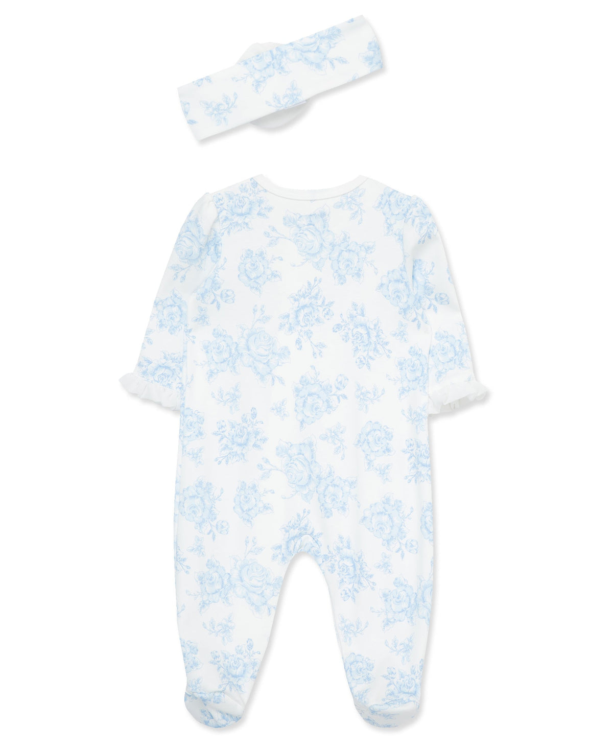 Baby Girl  Cotton Zipper Footies