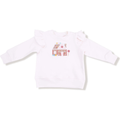 Girl Ruffled Shoulder Gingerbread French Terry Sweatshirt