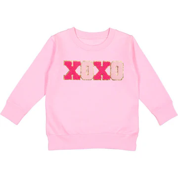 XOXO Patch Valentines Day Sweatshirt