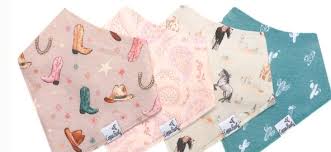Copper Pearl Print Bib