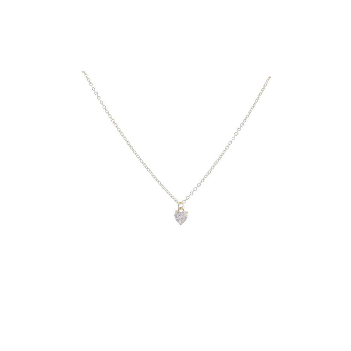 16" 18K Gold Plated Birthstone Necklace