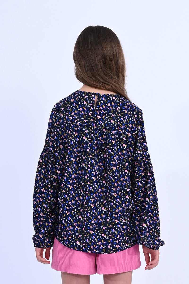 Junior Girl Woven L/S Blouse