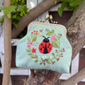 Embroidered Coin Purse