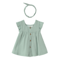 Baby Girl's Dress w/Matching Headband