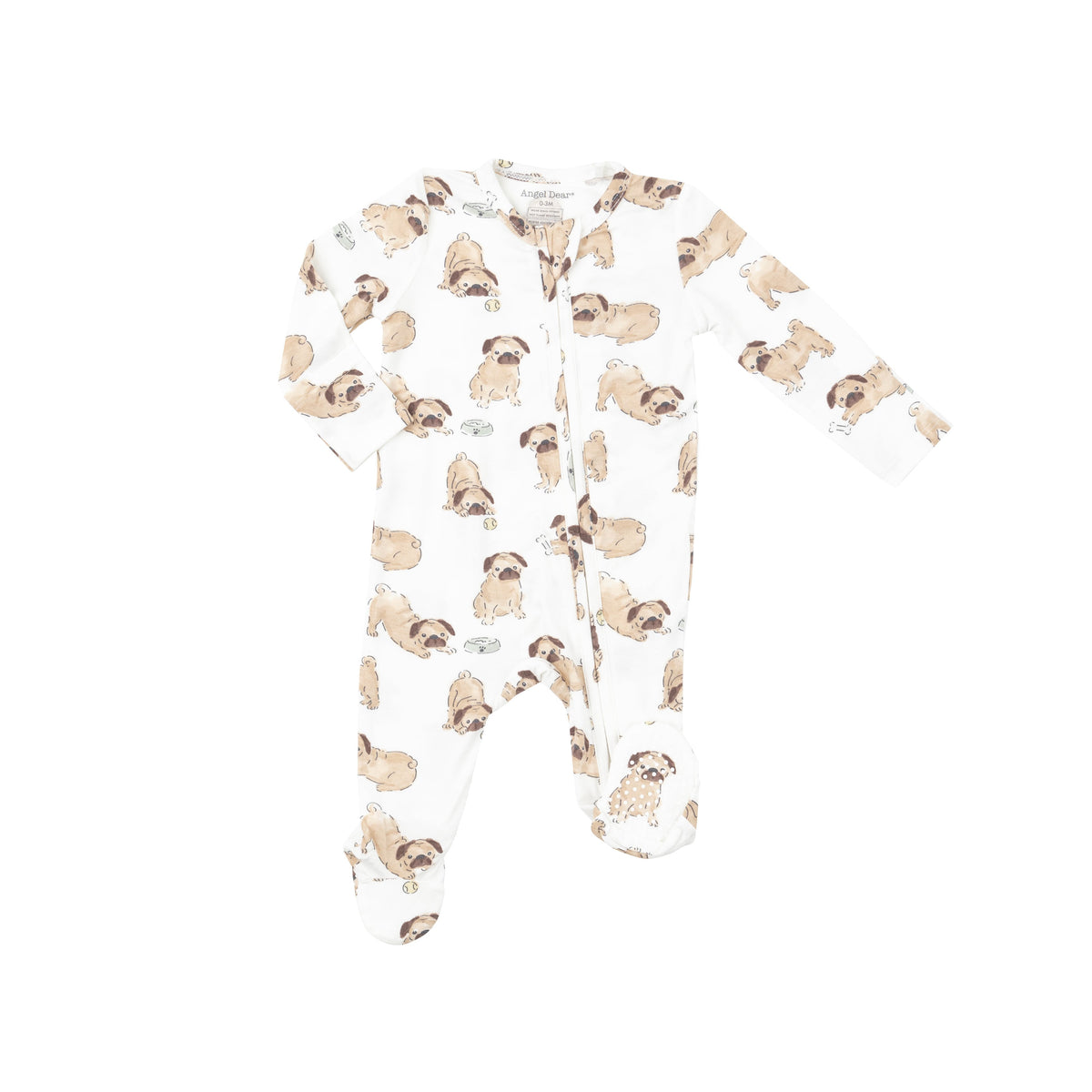 Boy's 2 Way Zipper Footie