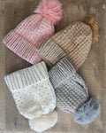 Knit Hat w/Fleece Lining