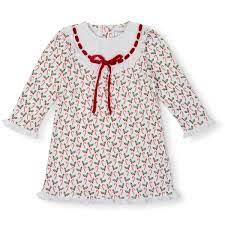 Girl Pima Cotton Christmas Gown