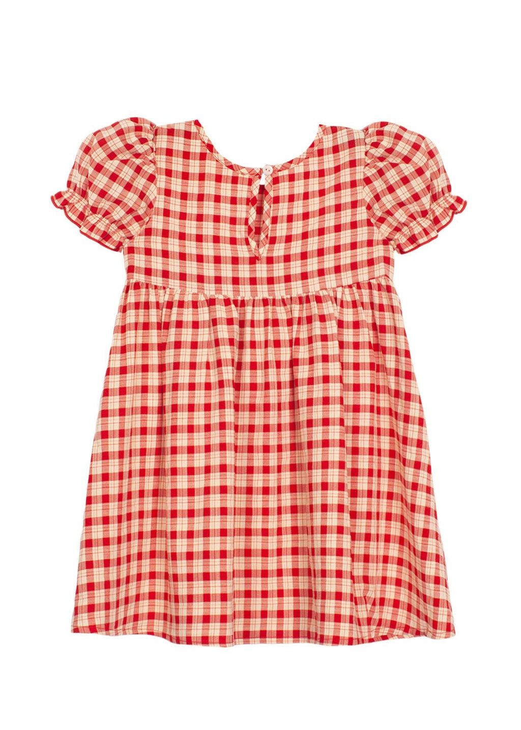 Checked Woven S/S Dress