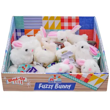 Farm Fresh Fuzzy Bunny Wind-ups