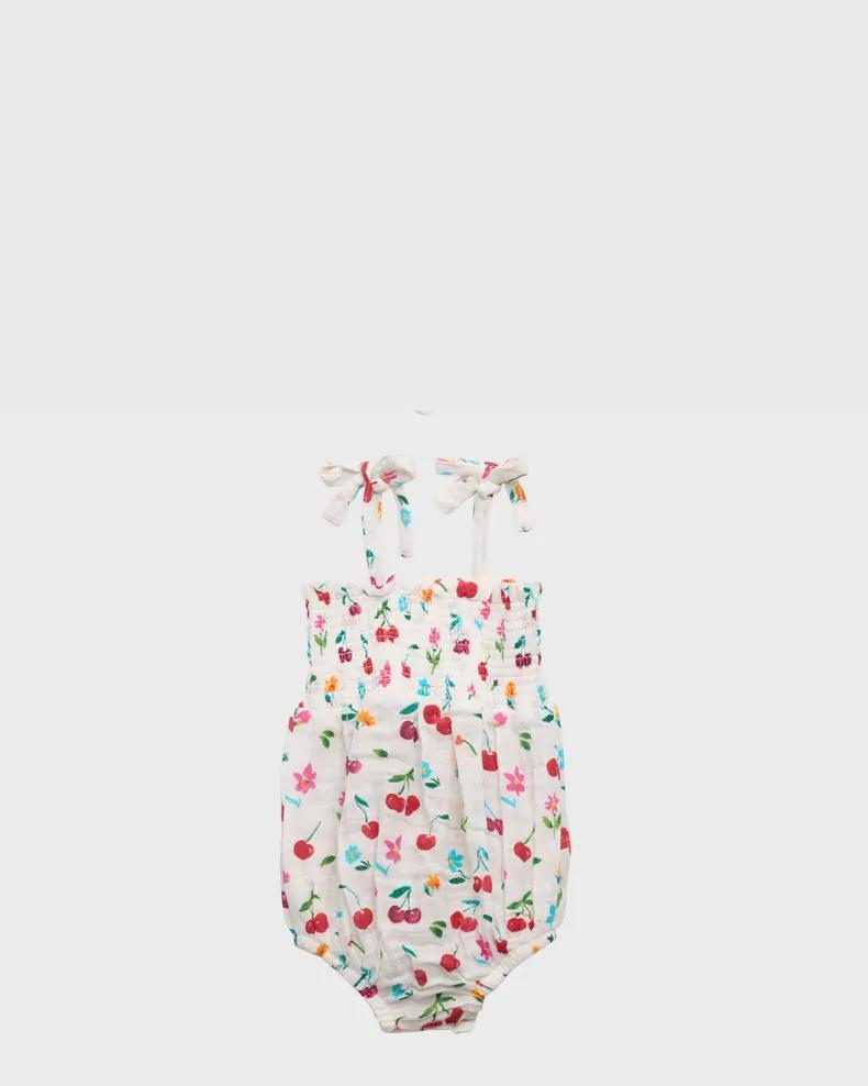 Baby / Toddler Muslin Smocked Bubble