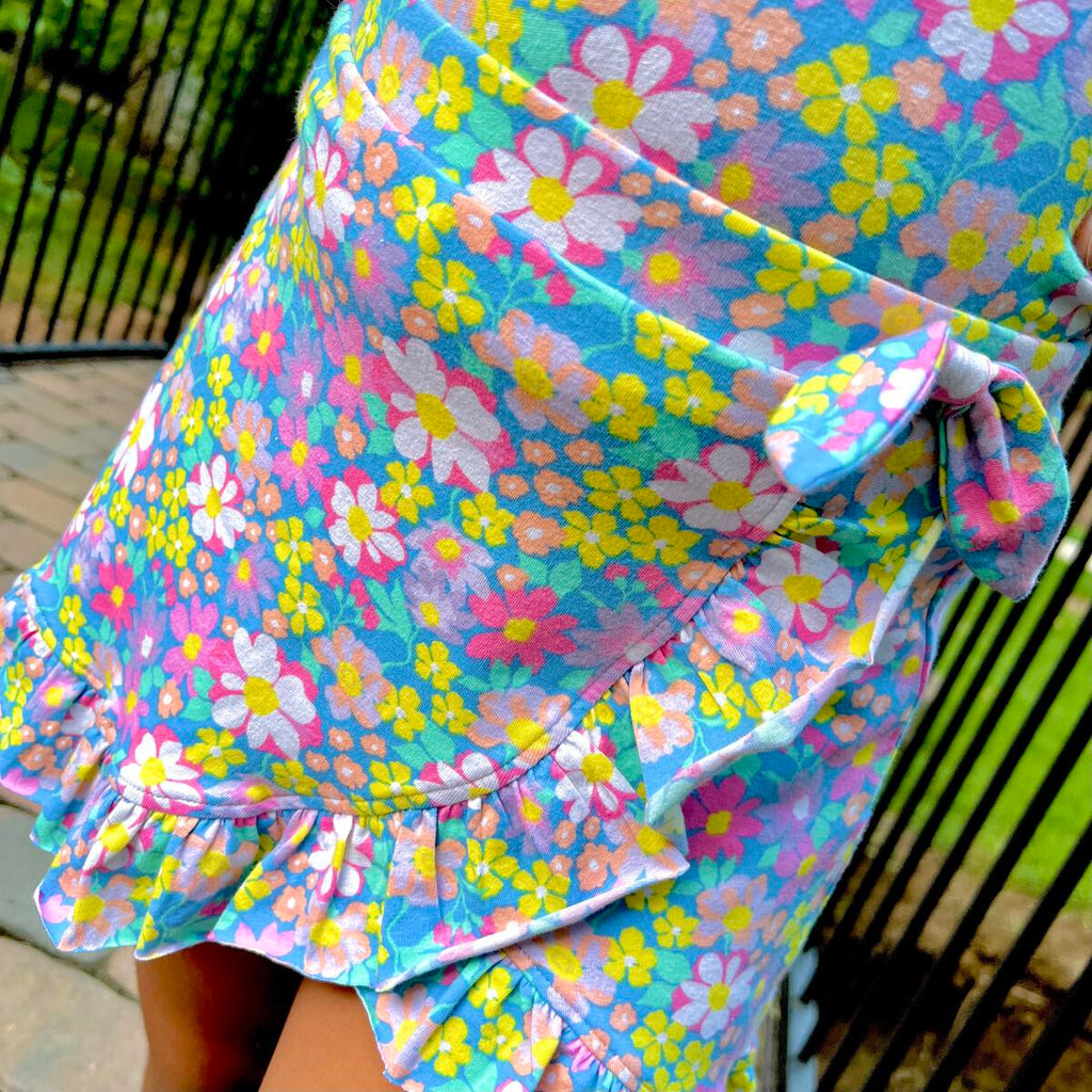 Junior All-Over Printed Floral Skort