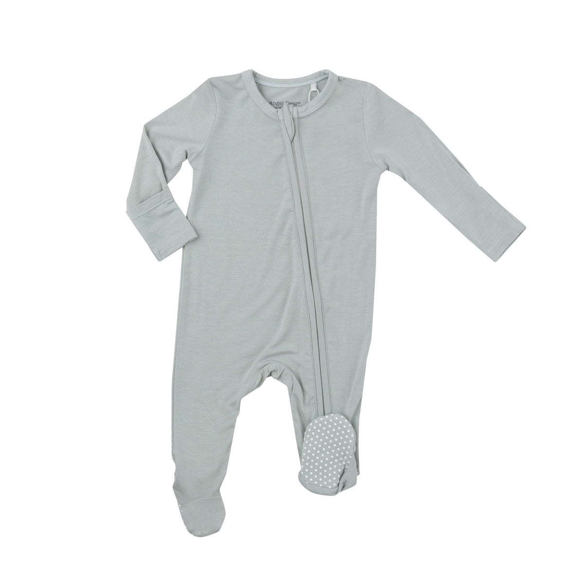 Solids Basic Zipper Footie Pj