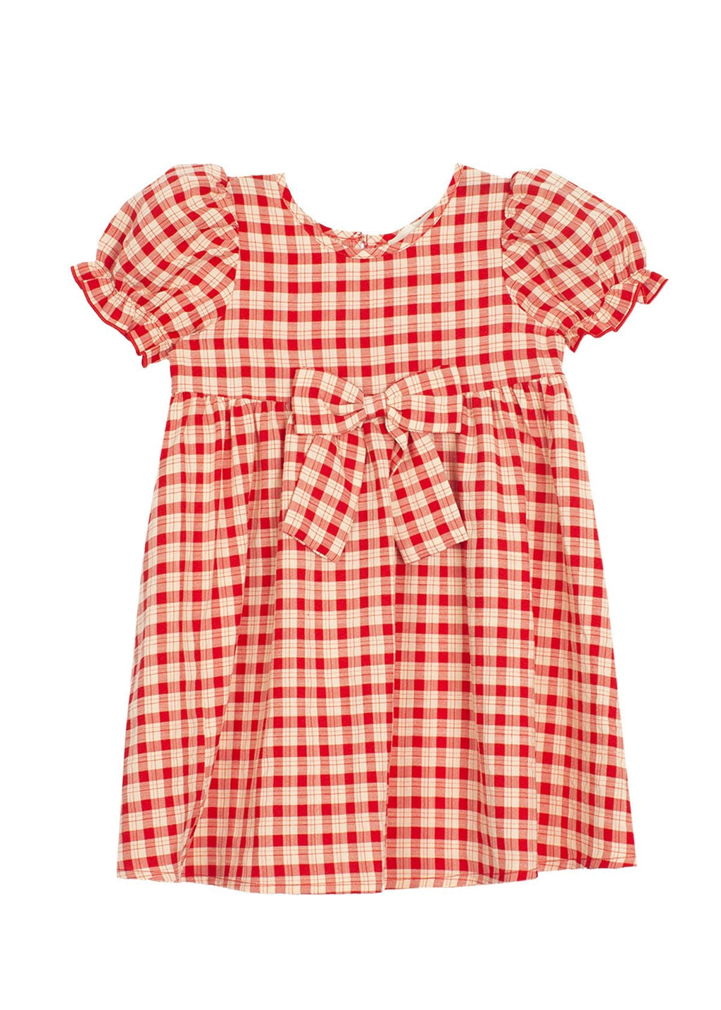 Checked Woven S/S Dress