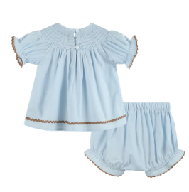 Smocked Dress & Bloomers Set