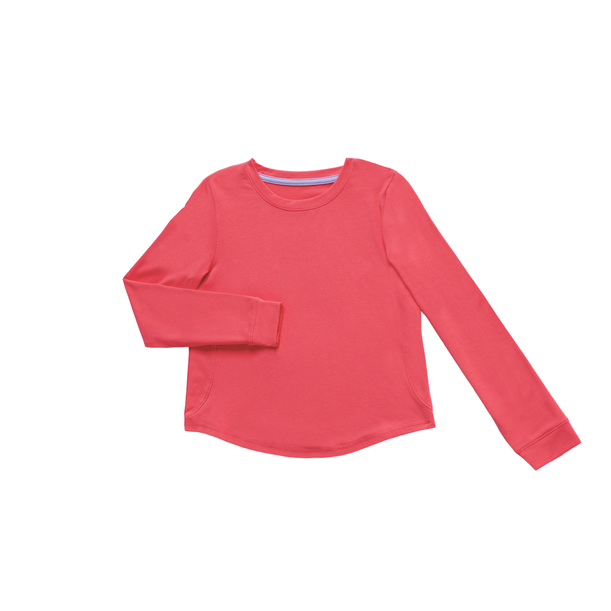 Girl's L/S Solid Top