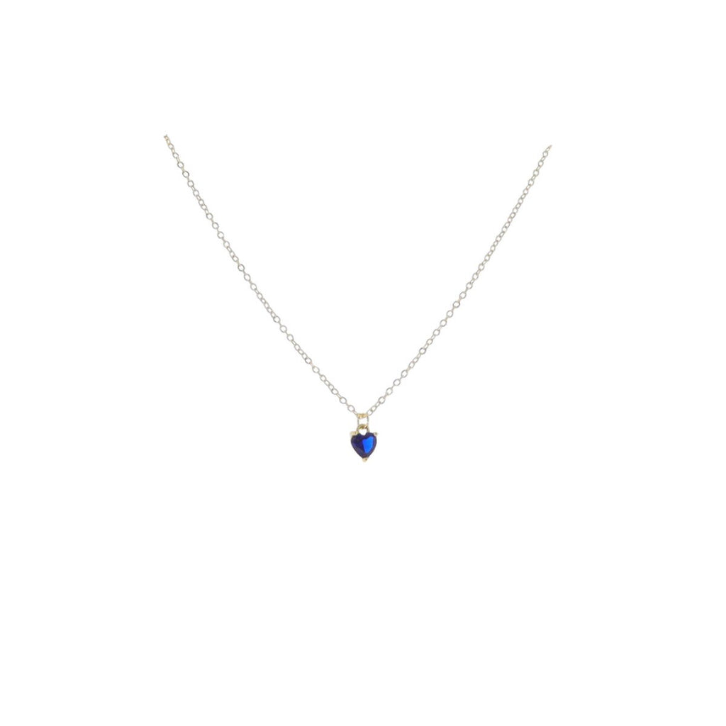 16" 18K Gold Plated Birthstone Necklace